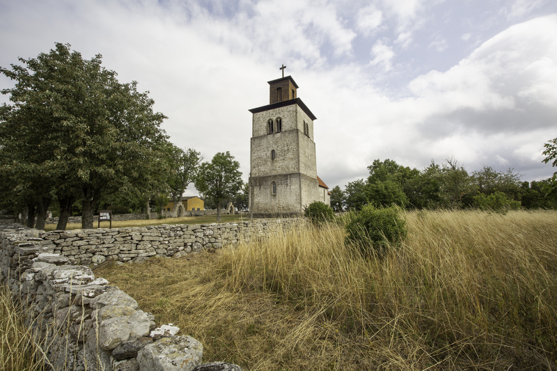 Fide kyrka från väster