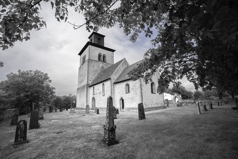 Fide kyrka från sydost