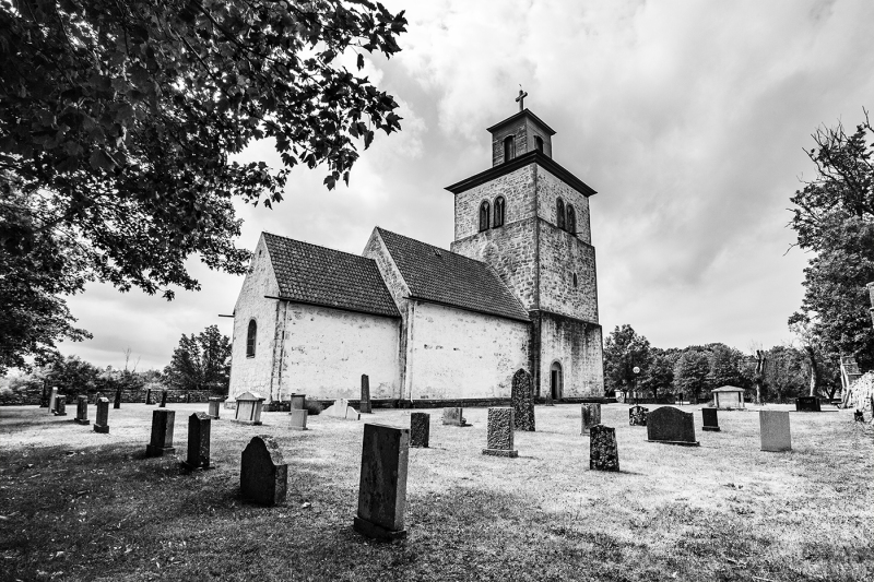 Fide kyrka från nordost