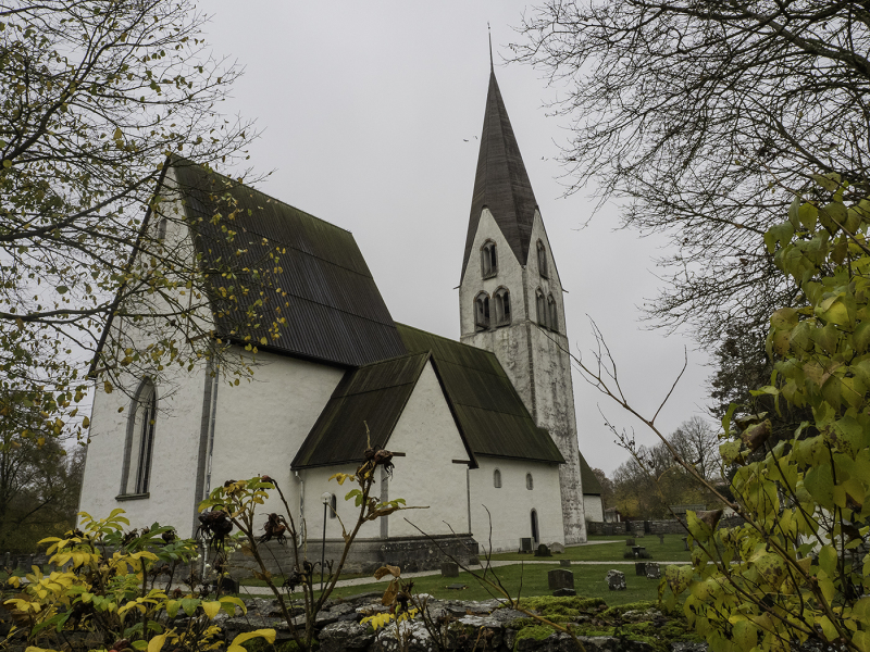 Garde kyrka från nordost