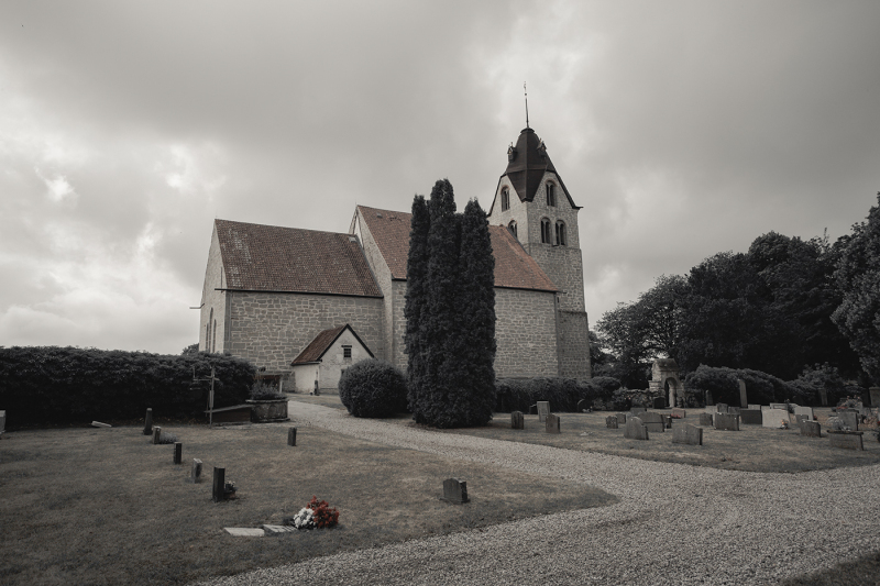 Grötlingbo kyrka från norr