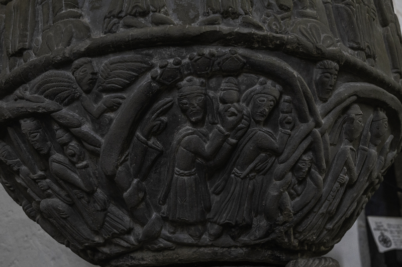 Dopfunt från 1100-talet, tillskriven Hegvald