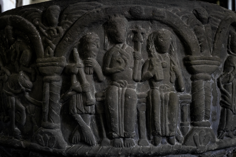 Dopfunt från 1100-talet, tillskriven Hegvald