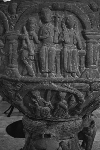 Dopfunt från 1100-talet, tillskriven Hegvald