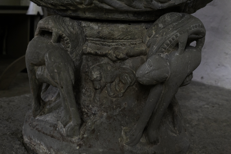 Dopfunt från 1100-talet, tillskriven Hegvald