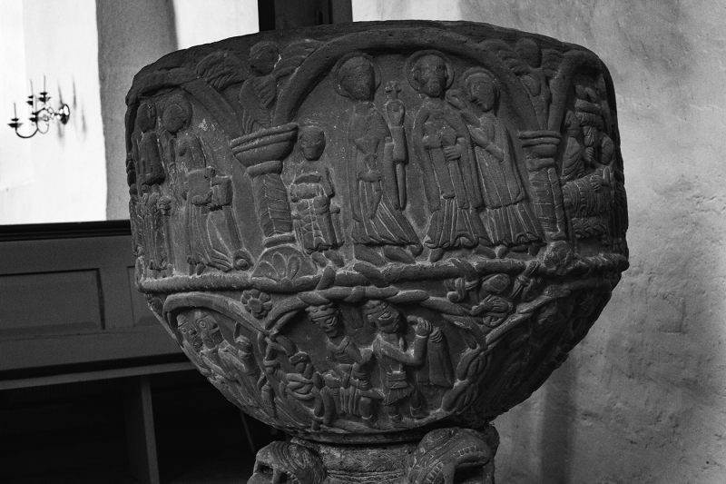 Dopfunt från 1100-talet, tillskriven Hegvald