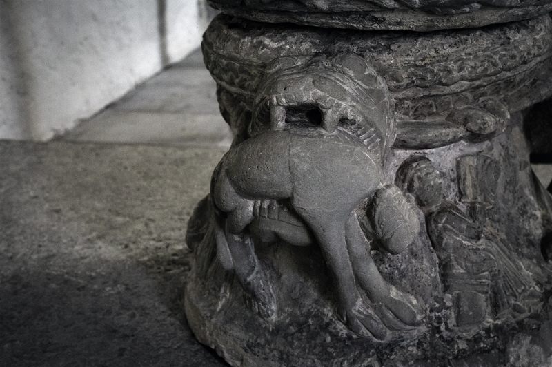 Dopfunt från 1100-talet, tillskriven Hegvald