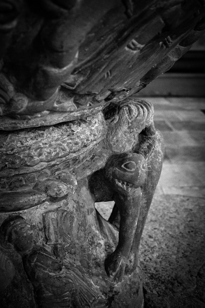 Dopfunt från 1100-talet, tillskriven Hegvald