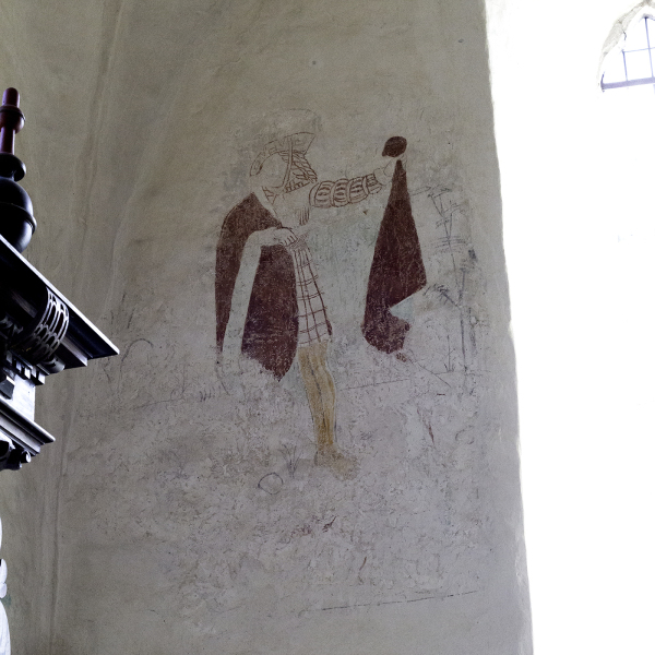 Senmedeltida kalkmålning