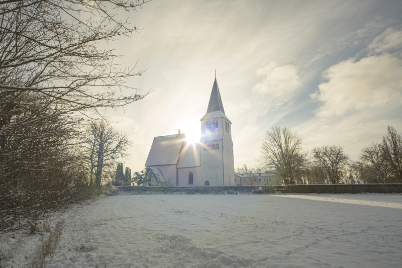 Hejde kyrka från norr