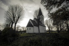 Hejdeby kyrka från nordost