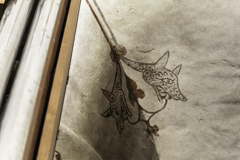 Målning i tornkammaren