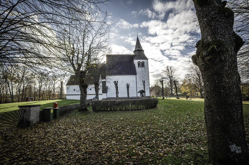 Hörsne kyrka från norr