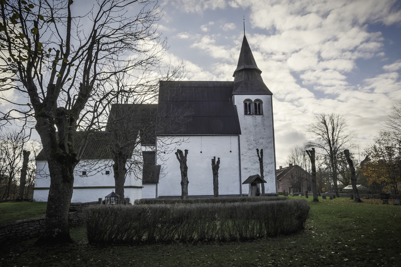 Hörsne kyrka från norr