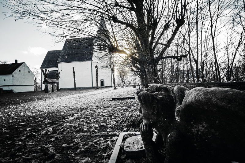 Hörsne kyrka från norr