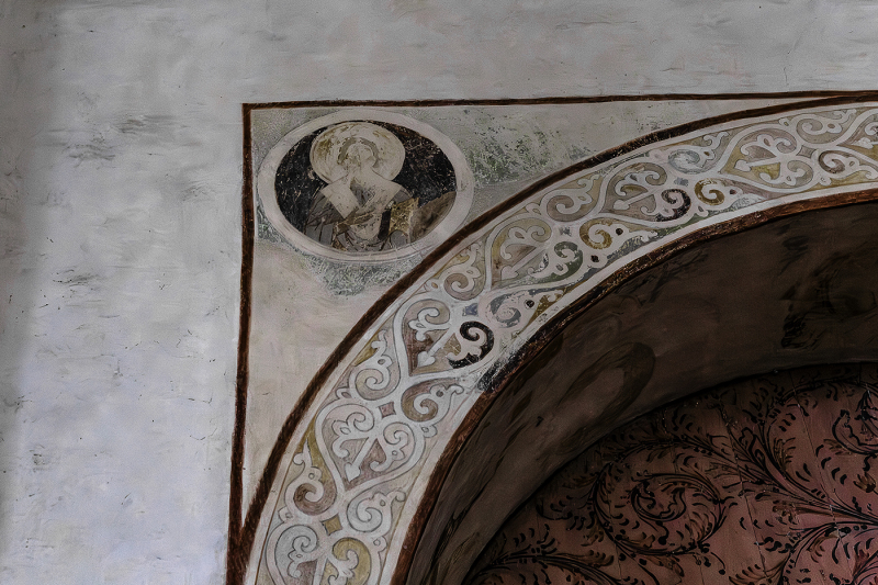 Bysantinska kalkmålningar från slutet av 1100-/början av 1200-talet.