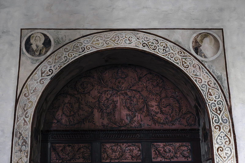 Bysantinska kalkmålningar från slutet av 1100-/början av 1200-talet.