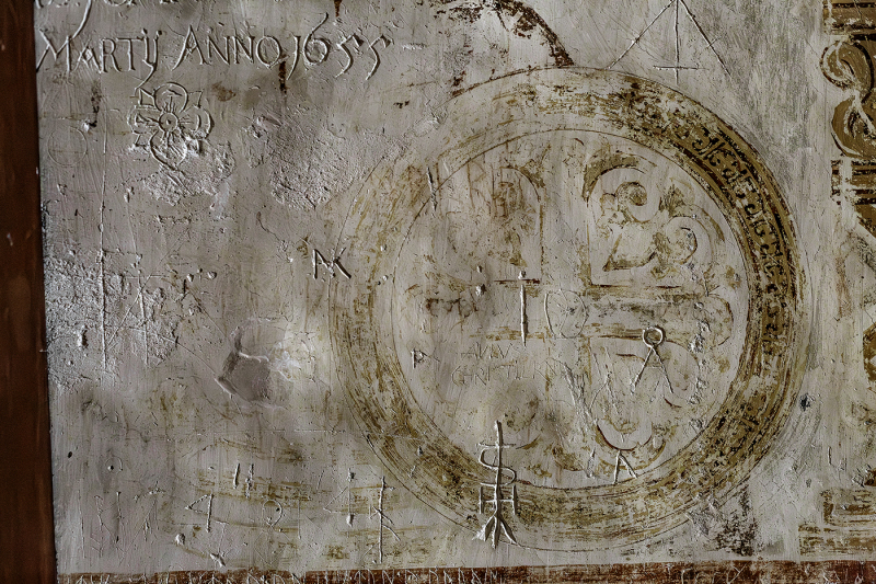 Bysantinska kalkmålningar från slutet av 1100-/början av 1200-talet.