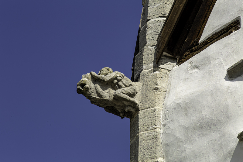 Vattenkastare på tornet, 1340-tal