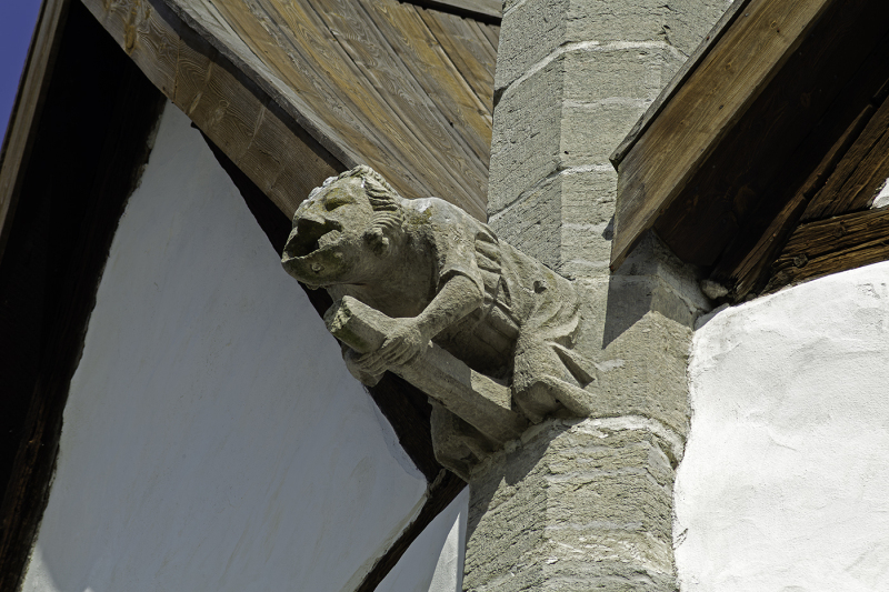 Vattenkastare på tornet, 1340-tal