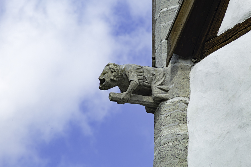 Vattenkastare på tornet, 1340-tal