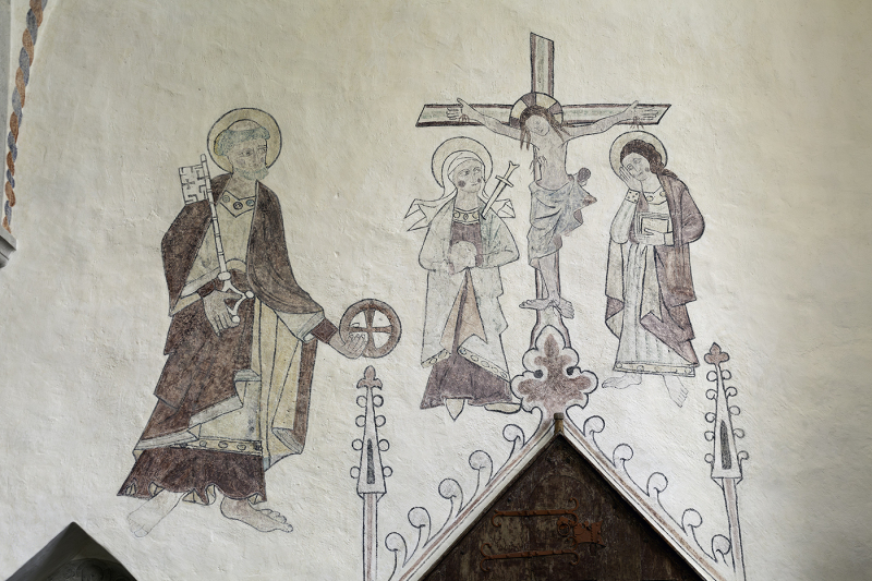 Målning, troligen slutet av 1200-talet