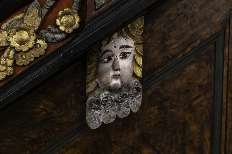 Predikstol från 1718