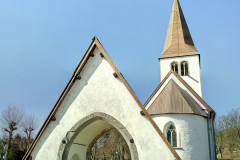 Linde kyrka från öster