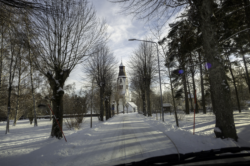 Lye kyrka norrifrån