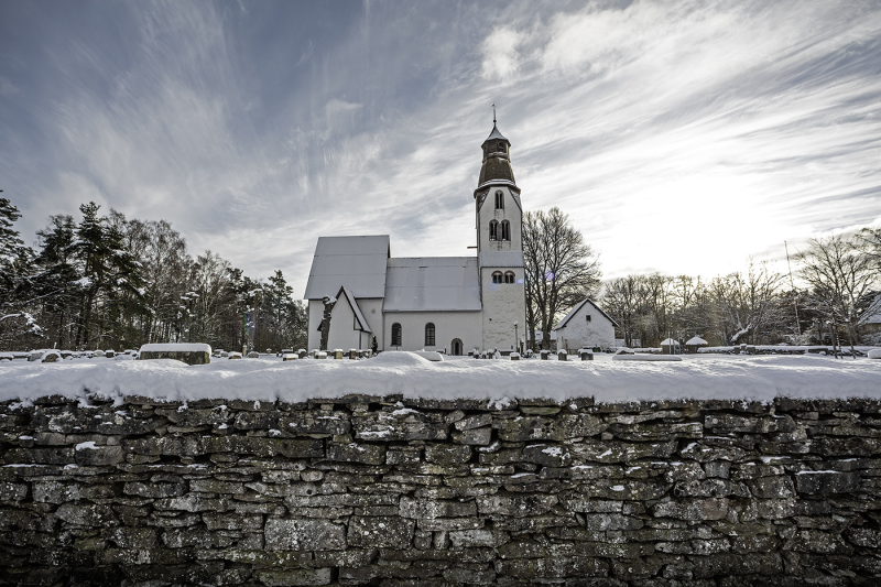 Lye kyrka norrifrån