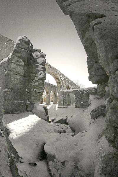 Roma klosterruin