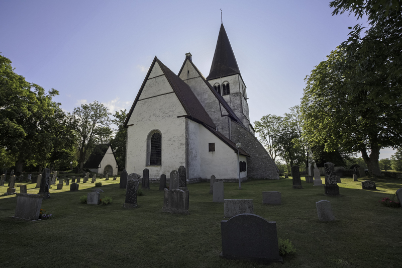 Rute kyrka från öster