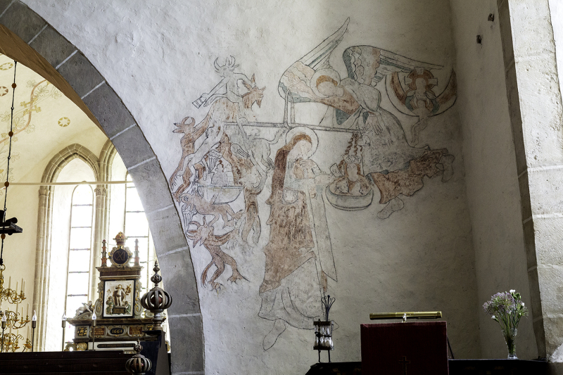 Själavägning, 1300-tal