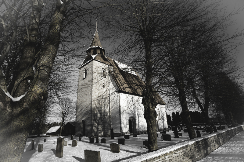 Sjonhem kyrka från sydväst