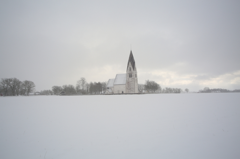 Tofta kyrka från norr