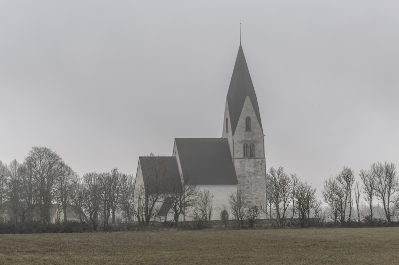Tofta kyrka från norr
