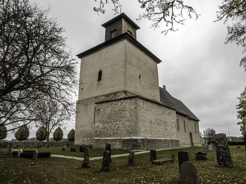 Vamlingbo kyrka från sydväst