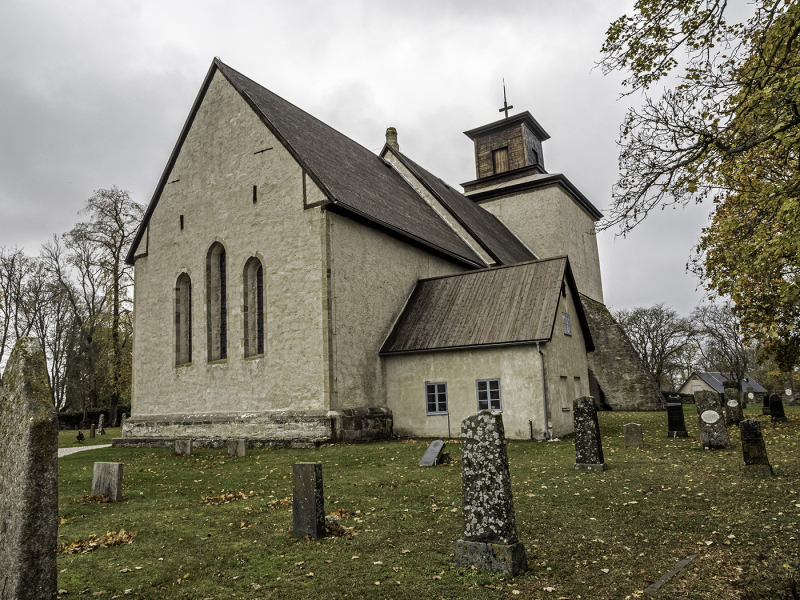 Vamlingbo kyrka från nordost