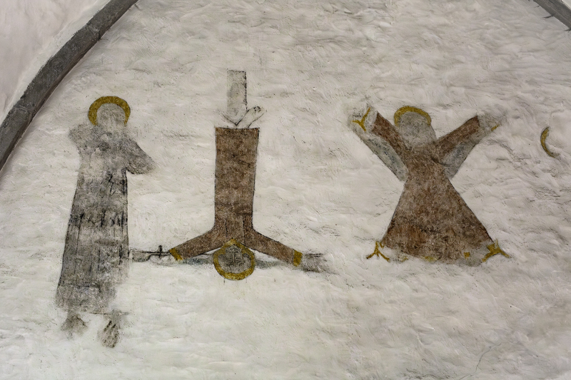 Kalkmålning från mitten av 1200-talet