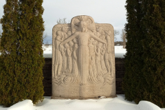 Konstnären Ellen Roosval von Hallwyls gravsten