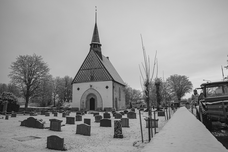 Västergarn kyrka västerifrån