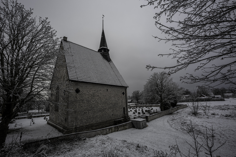 Västergarn kyrka från nordost