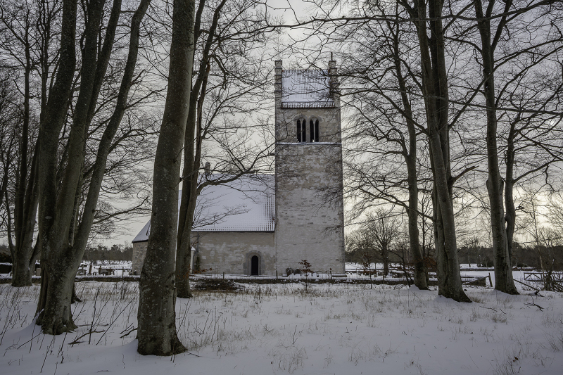 Västerhejde kyrka från norr