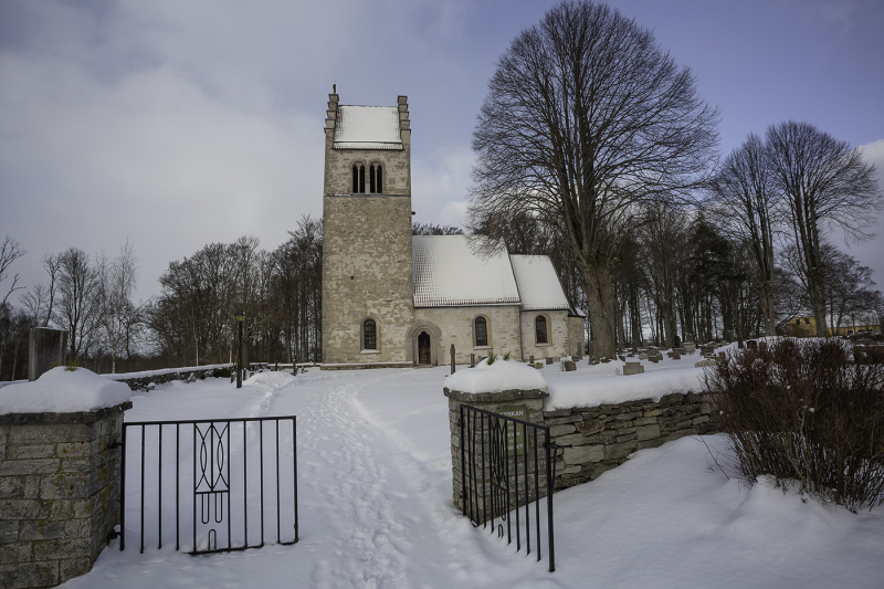Västerhejde kyrka från söder